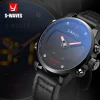 Digital Watches Men Watches Military Sports LED Calendar WaterproofQuartz Analog Leather Watch Clock reloj