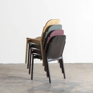 dining chairs in solid oakwood fully Shell chair Side design