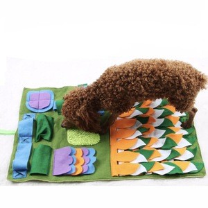 Direct Supply Pet Educational Toys Multi Size Training Tools Dog Sniffer Mat Washable Training Blanket Molars Bite Well