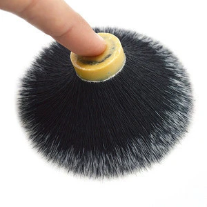 DiShi 24mm 26mm Tuxedo Synthetic hair shaving brush knots for man diy Salon Artificial Fiber Hair