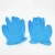 Disposable Blue Nitrile Exmination Gloves for Medical Use