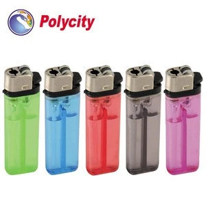 Disposable flint gas cigarette lighter with round bottom shape