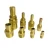 Import dme standard brass water male pipe nipple plug hose connector fitting from China