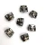 Import Double hole 4mm metal cord lock stoppers metal string stopper stopper metal from China