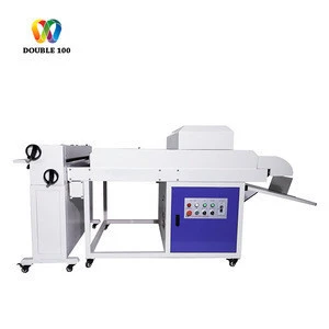 Double100 New Upgrade UV Liquid Laminating Machine UV coating machine For Printed Paper
