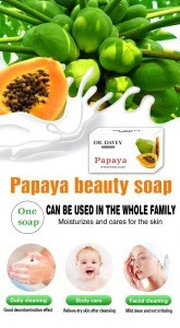 DR.DAVEY Papaya whitening soap high quality face and body beauty soap