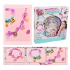 Dress-up game for 3-7 years girls handmade diy bracelet jewelry children shiny jewelry Dessert pendant bead set