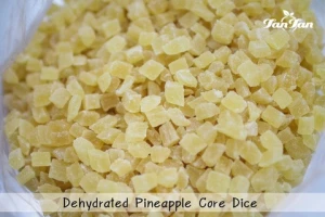 Dried fruit Dehydrated Pineapple Dice 8-10 mm High Quality 100% Natural  OEM Professional From Thailand 2021