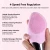 Import Dropshiping Product Mini Electric Silicone Sonic Face Cleaner Deep Pore Cleaning Skin Massager Face Cleansing Brush Device from China