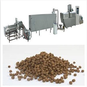 dry extruded dog food production line / pet food processing machine