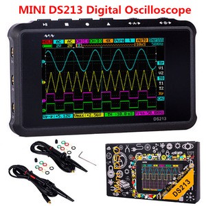 DSO203 upgrade DS213 4 Channel 100MS/s MINI Nano DSO213  Professional Portable Digital Oscilloscope Digital DSO 213