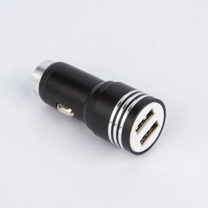 dual port usb car charger for mobile phone
