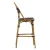 Import (E6012 bar ) French style rattan outdoor aluminum bar stool high chair from China