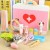 Import Early educational toy play house doctor set simulation pink wooden medicine box toy from China