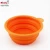 Import Eco-friendly food grade red color silicone foldable pet dog bowl from China