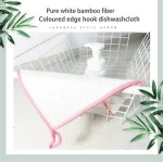 Eco-friendly good air permeability High Quality bamboo fiber Kitchen Cleaning Dish Cloth duster cloth