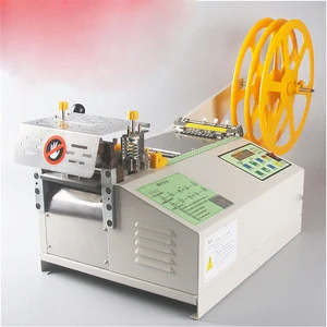 Economic Nylon Belt Tape Cutting Machine with Cold and Hot Knife