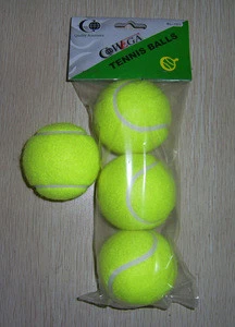 Economical/cheap/promotional bulk customized tennis ball for beginner training/entertainment wholesale price
