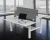 Import Electric lifting sit to stand up standing height adjustable office workstation desk from China