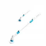 Electric Spin Scrubber Turbo Scrub Cleaning Brush Cordless Chargeable Bathroom Cleaner with Extension Handle Adaptive Brush Tub