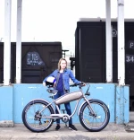 Electric three wheel mountain bike snowmobile heavy tire shock absorption adult bike men and Women Beach Road Bike