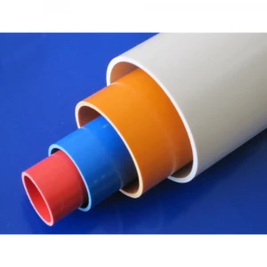 Electrical fireproof PVC pipes cable pipe