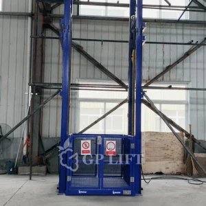 elevator machine guide rail Electric Work Platform Warehouse Lifter lift freight elevator fro warehouse