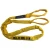 Import EN1492-2 6T brown polyester endless round lifting webbing sling belt from China