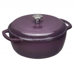 Enamel Cast Iron Dutch Oven Casserole With Lid