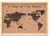 Import engrave or print cork map with cheap price for home decoration painting background wall travel business tracking notes from China