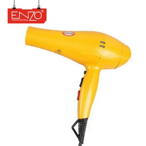 ENZO Middle East market China manufacturer wholesale price hotel pocket portable professional yellow salon electric hair dryer