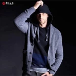 Erdos China wholesale cashmere sweater men's shrug sweater