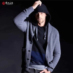 Erdos China wholesale cashmere sweater men&#039;s shrug sweater
