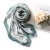 Import Europe And America English Alphabet Pattern Scarf Thin Silk Long Scarf Soft Shawl from China