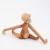 Import European creative solid household wood monkey gifts high-grade souvenirs wooden handicrafts craft wood puppets monkey toys from China