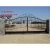 Import European Galvanized electric automatic driveway big entrance antiquedouble swing fence gate from China
