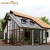 Import European style aluminum  veranda sunroom custom garden glass outdoor house with Low-E glass from China
