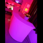 factory best price fashionable appearance and use general commercial furniture led illuminated bar counter