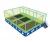 Import Factory cheap4ft/6ft/8ft/10ft/12ft/14ft/16ft rectangular round trampoline outdoor used kids park trampoline for sale ladder nets from China