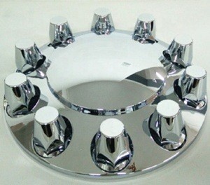 factory chrome truck wheel covers caps front axle wheel cover