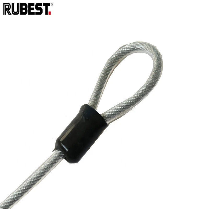 Factory direct anti-rust plastic coated stainless galvanized steel wire rope sling assembly