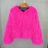 Factory Direct Sale artificial fur jacket wholesale Faux Fur coat