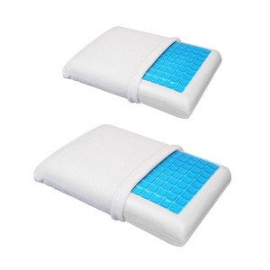 Factory direct sale hypoallergenic healthy gel memory foam pillow with cover