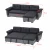 Import Factory Direct Sale Morden Fabric Pullout Sofa Bed,Modern Sofa With Metal Frame from China