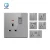 Import Factory Direct Sale UK Standard Glass Wall Switch Light 16A Socket ISO CE IEC Certificates Universal Double Pole Electrical from China