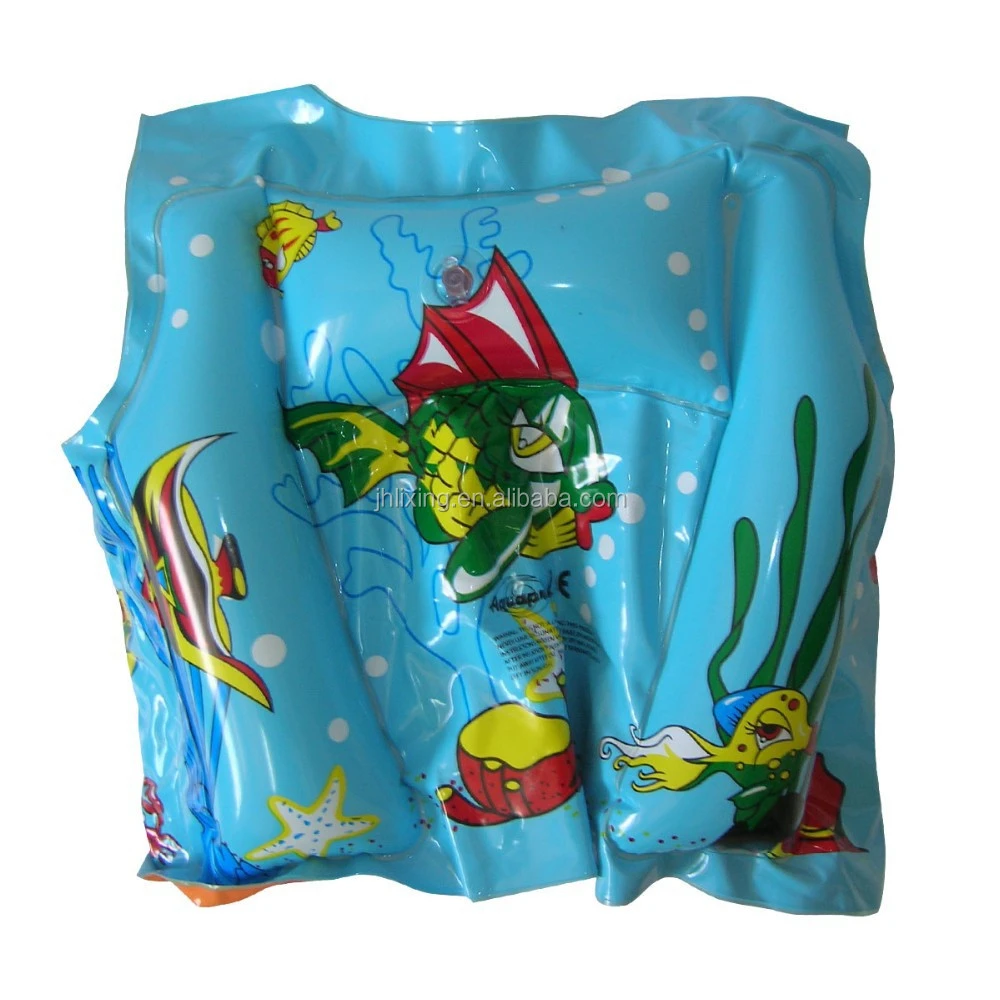 factory direct sales pvc inflatable swimming life jacket