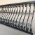 Import Factory direct sales wholesale hot sale security galvanized steel fencing Wrought Iron Railing from China