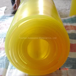 Factory Directly Supply Polyurethane Sheet 300X300X0.5mm Natural Color Adjustable 50-95A Hardness High Wear Resistance Sheet Stamping