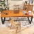 Import factory manufacturer customized size antique solid wood dining console table from China