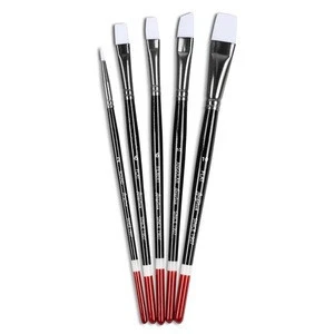 Factory offer shoe care paint brush acrylic leather paint brushes